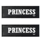 KIKA Pets Name Tag for Dog Harness and Pet Carrier Bags with Velcro Backing, Pack of 2 pcs