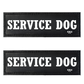 KIKA Pets Name Tag for Dog Harness and Pet Carrier Bags with Velcro Backing, Pack of 2 pcs