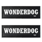 KIKA Pets Name Tag for Dog Harness and Pet Carrier Bags with Velcro Backing, Pack of 2 pcs