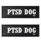 KIKA Pets Name Tag for Dog Harness, Pet Carrier Bags with Velcro Backing, (Pack of 2 pcs)