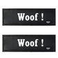 KIKA Pets Name Tag for Dog Harness, Pet Carrier Bags with Velcro Backing, (Pack of 2 pcs)