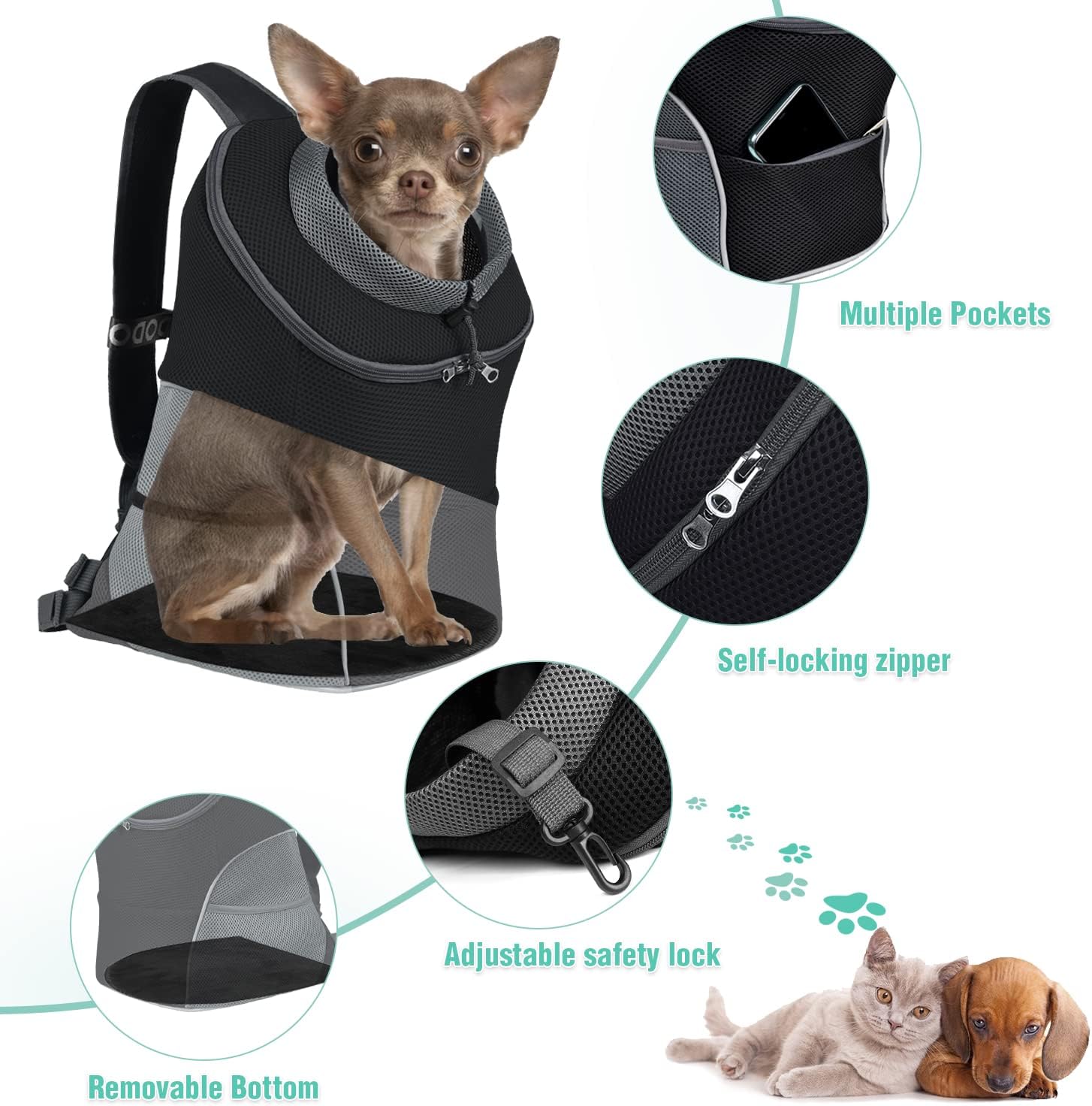 Dog backpack carrier for hotsell large dogs