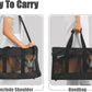 KIKA Pets SPRINGFRAME cat carrier bag, easy to carry, can be carried on shoulder and and be carried as handbag